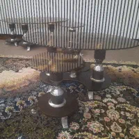 میز شیشه ای عسلی