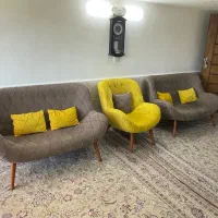 مبل ۶ نفره با عسلی