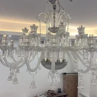 لوستر باکارات ۸ شاخه شامپاین کریستال وارداتی|لوستر و چراغ آویز|تهران, صفاییه (چشمه علی)|دیوار