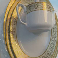 دیس و قوری چینی نو