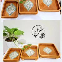 تذهیب ظروف چوبی