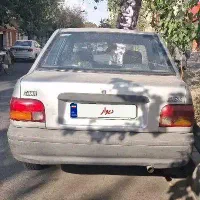 پراید نقره ای مدل ۸۸