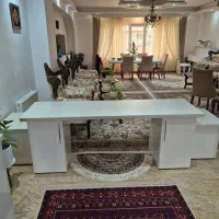 اوپن و میز صبحانه خوری با ۴ کابینت در حد نو