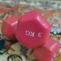دمبل ۳ کیلویی دوتاباهم ۶ کیلو