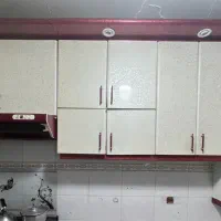 کابینت فلزی با کابینت سینک، ورق ضخیم ومحکم وهودکن