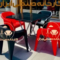 میز و صندلی پلاستیکی مدل نیلانهارخوری غذاخوری