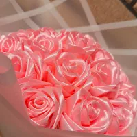 دسته گل روبانی