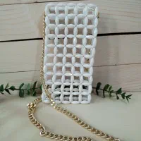 کیف موبایل مرواریدی دستبافت