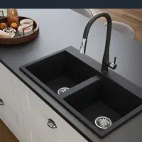 سینک توکار مواد خارجی متالیک ۱۱۵*50  ایمانی