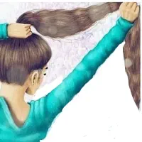 موی طبیعی بدون رنگ