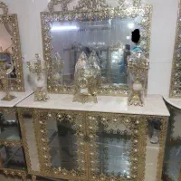 آینه کنسول 04 باکسدار برنز برنزی