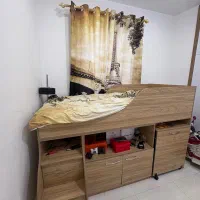 تختخواب نو همراه با میز تحریر
