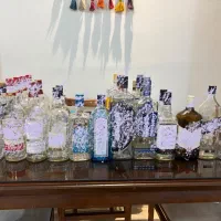 بطری خالی ،بطری شیشه ای ، شیشه خالی
