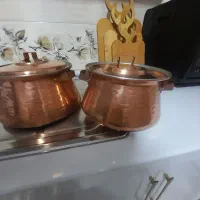 دو عدد قابلمه مسی زنجان