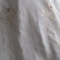 پرده درجه یک حریر ضخیم با چوب پرده