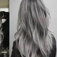 یک مدل موی نچرال طبیعی برای رنگ