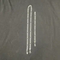گردنبند و دستبند نقره