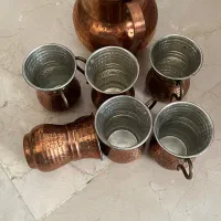پارچ لیوان مسی نو