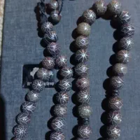 تسبیح ۵۷دانه نقره کوب