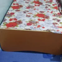 تخت وتشک نوجوان به همراه کمد دوتیکه