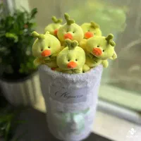 بوکت عروسکی جوجه مخصوص کادو تولد برای قدم نورسیده