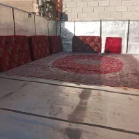 پشتی مخملی بافرش ۹متری