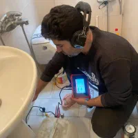 نشت یابی تصویری لوله آب و فاضلاب تضمینی