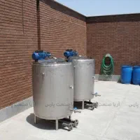 پاتیل پخت شیر 1000 لیتری استیل گیربکس دار صنعتی