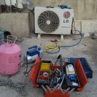 نصاب کولرگازی داکت اسپلیت شارژگازنصب تعمیرات سرویس