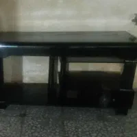 میز تلویزیون شیشه ای