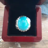فیروزه عجمی نیشابور سنگ سیاه دوپوست
