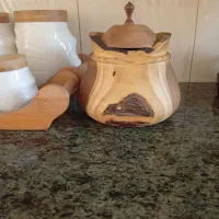 شکلات خوری چوبی گردو شیک دستساز