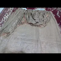 پرده رنگ نسکافه ای ،