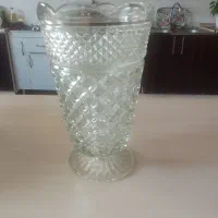 گلدان کریستال خشتی آمریکایی
