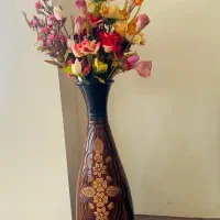 گل وگلدان سفالی زیبا