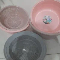 تعدادی لگن و سبد نو