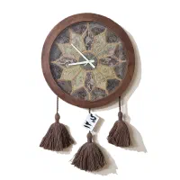 ساعت دیواری زمینه کلاژ فرش دستباف در 3 مدل