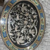 تابلو قلم زنی ۵۰در ۷۰خود قاب قلم و ۹۰در ۷۰کل تابلو
