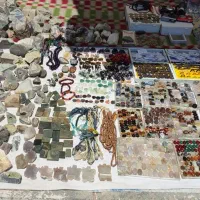 باباقوری عقیق سلیمانی شجر یاقوت فسیل مهره مرجان