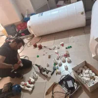 لوله کشی آب فاضلاب نصب منبع پمپ آب انواع شیرآلات