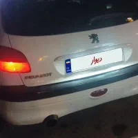 ماشین 206 مدل 1380 سفید