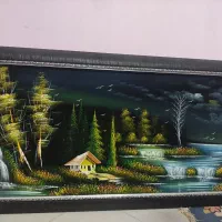 تابلو نقاشی روی مخمل