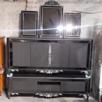 آینه و کنسول با ست میز tv