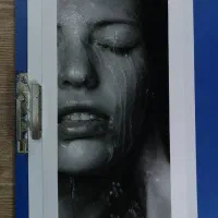 تابلو نقاشی سیاه قلم