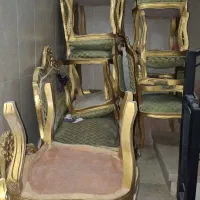 مبل۹نفره وویترین وناهار خوری ۱۰نفره
