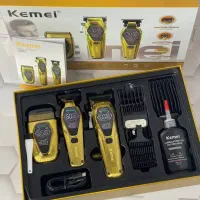 ست 3 قلو ماشین اصلاح کیمی Kemei مدل KM-8551