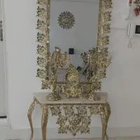 آینه کنسول طرح برنز