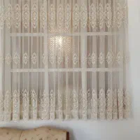 پرده گیپور خامه دوزی