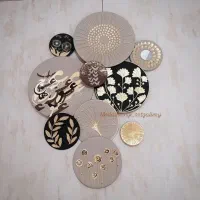 دیوارکوب سفالی طرح عشق