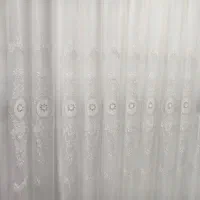 پرده توری با شال